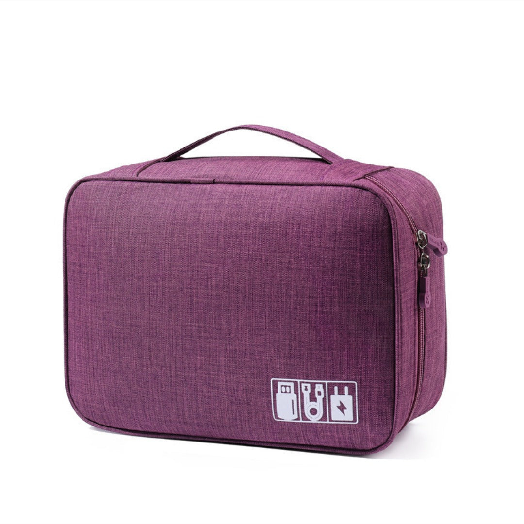 Waterproof Digital Storage Bag — Large Capacity Cable & Gear Organizer