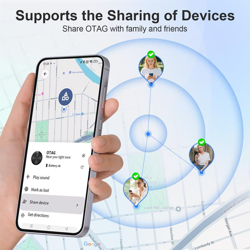 Bluetooth Tracker Tags for Android — 2-Pack, Google Find Hub Compatible