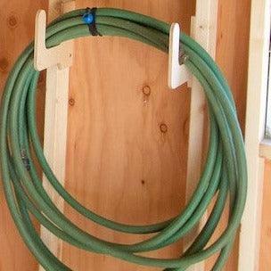 Wall-Mount Hose & Cord Organizer Hook | CNC Birch Plywood, Made in the USA