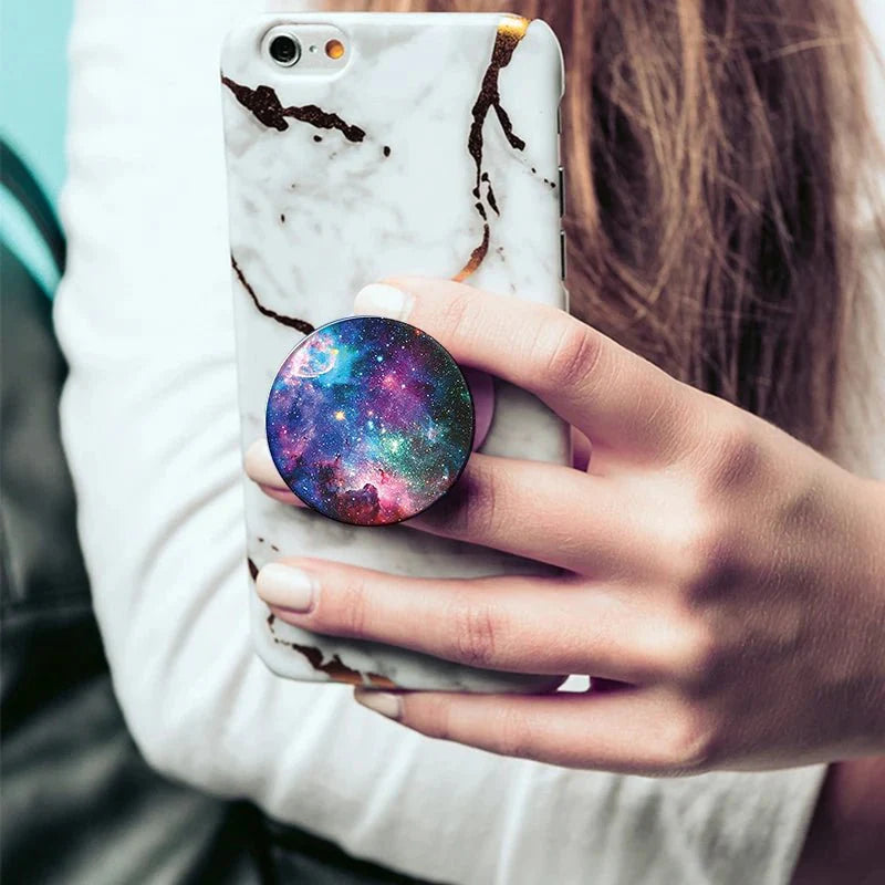 Popped Phone Grip — Expanding Ring Stand & Finger Holder