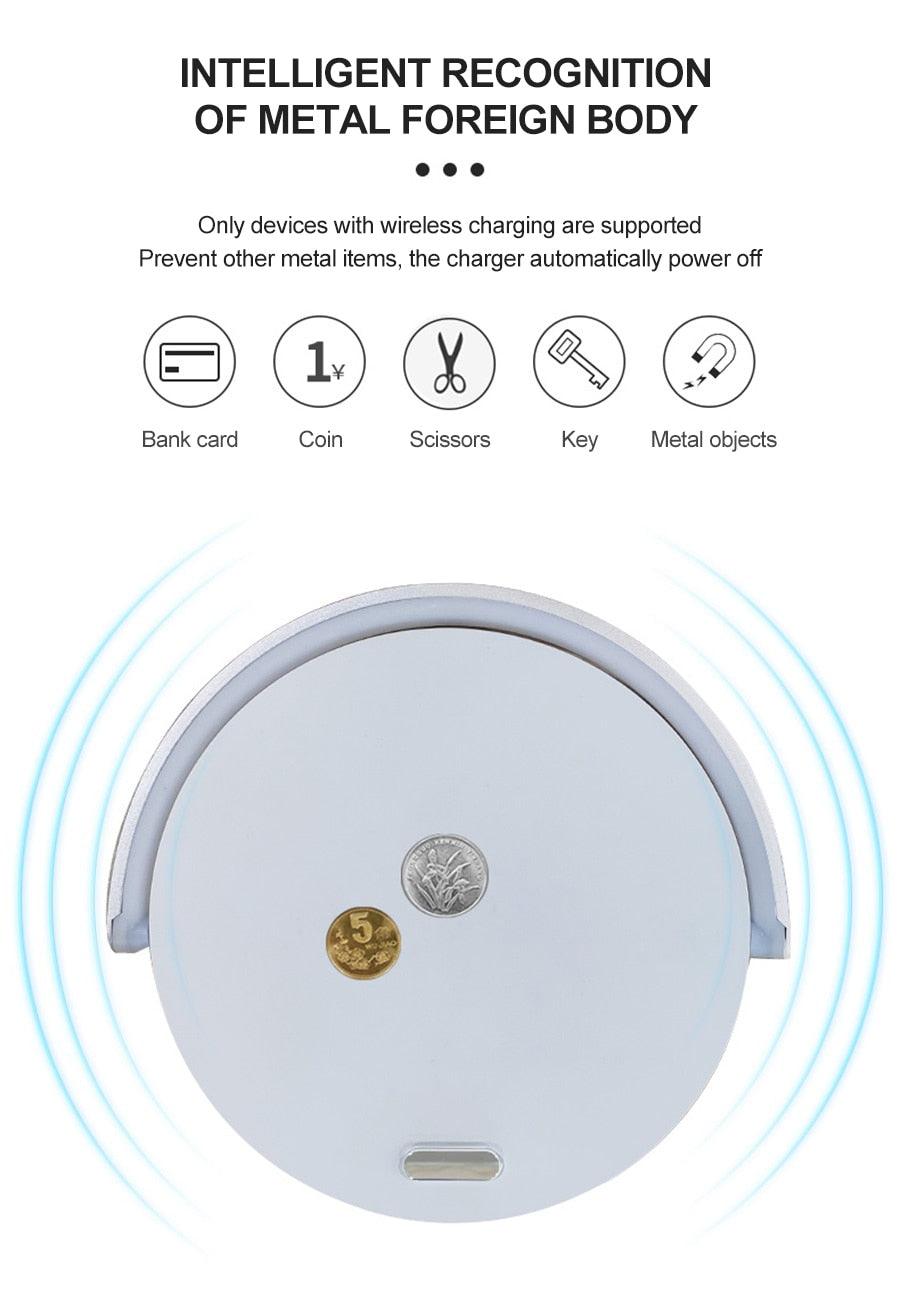 Wireless Charger LED Desk Lamp — Dimmable Touch Light with Phone Holder