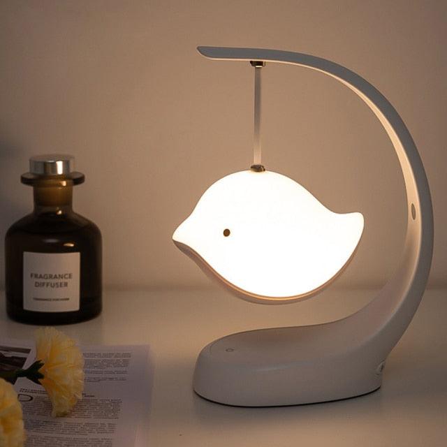 Bluetooth LED Night Light Speaker — Touch Control, 11Hr Battery, USB Rechargeable