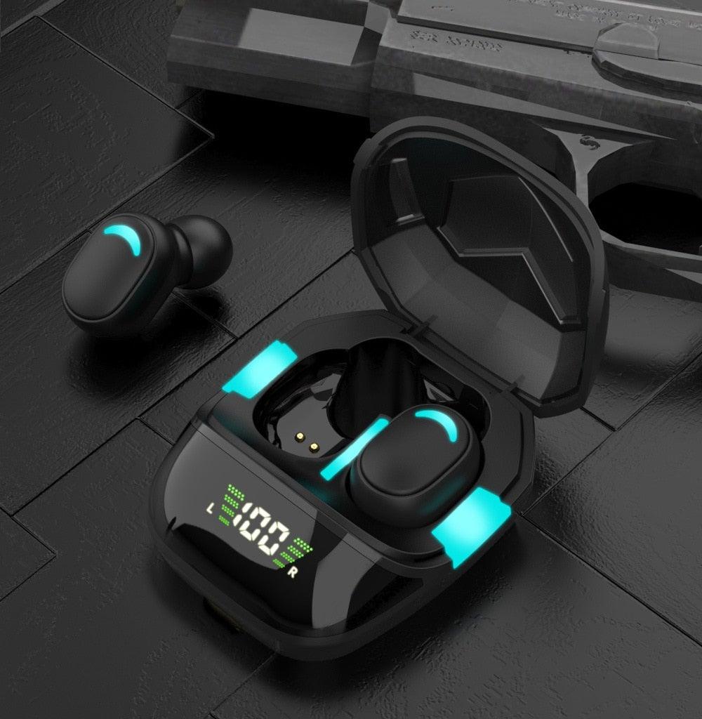 Sports Wireless Earbuds — Bluetooth 5.1, LED Display, Waterproof, Touch Control