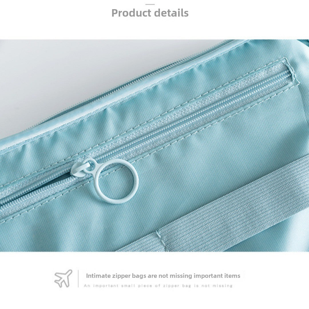 Travel Cable Organizer Pouch | Waterproof Double-Layer Electronics Carry Case for Cords, Chargers & Earphones