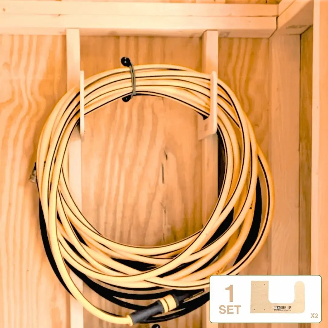 HangThis Up Starter Shed Kit | Complete Wall-Mount Shed Organizer System (Stud Mount)
